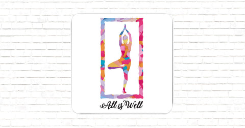 All is Well "Tree Pose" Magnet