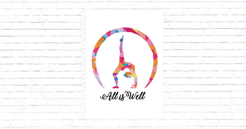 All is Well "Backbend" Notebook