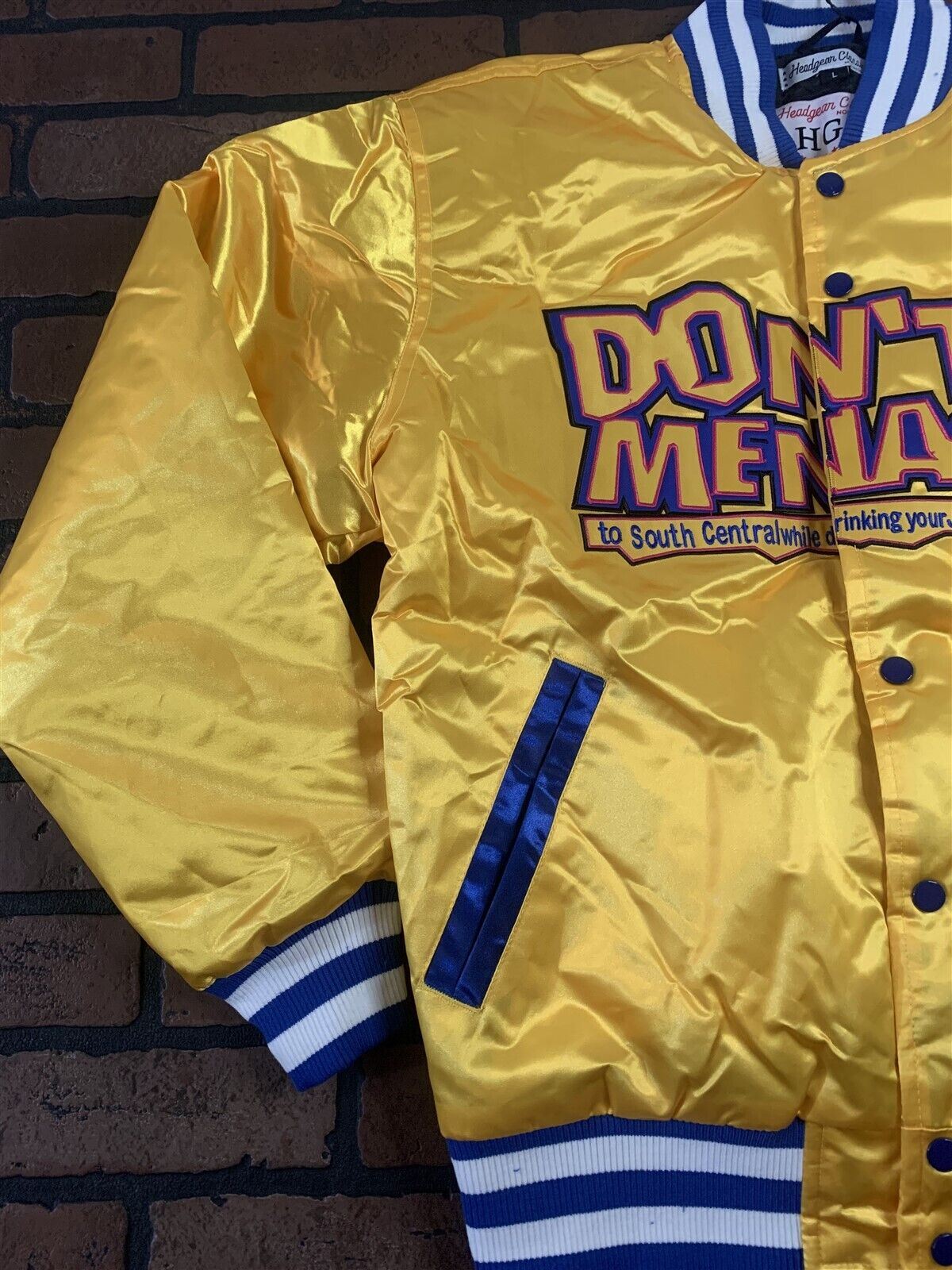 DON'T BE A MENACE LOR DOG Headgear Classics Streetwear Jacket