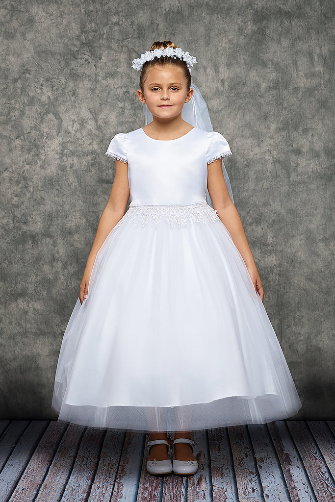 communion dresses with sleeves