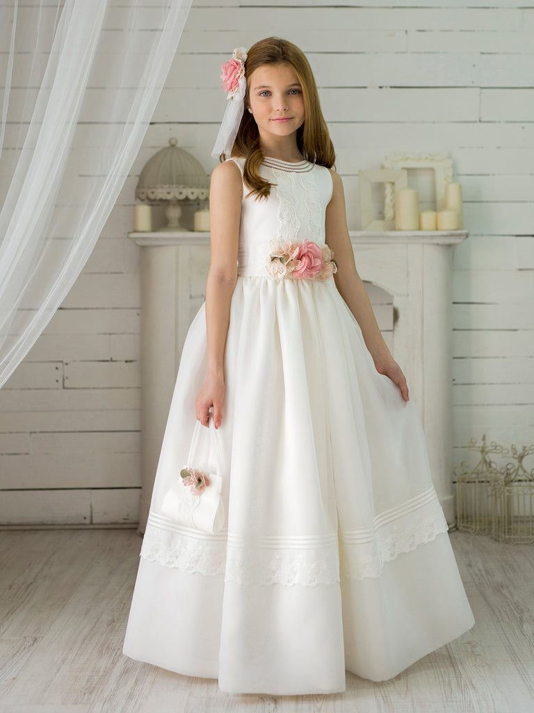 Sleeveless Rustic Spanish Communion Gown K159 –