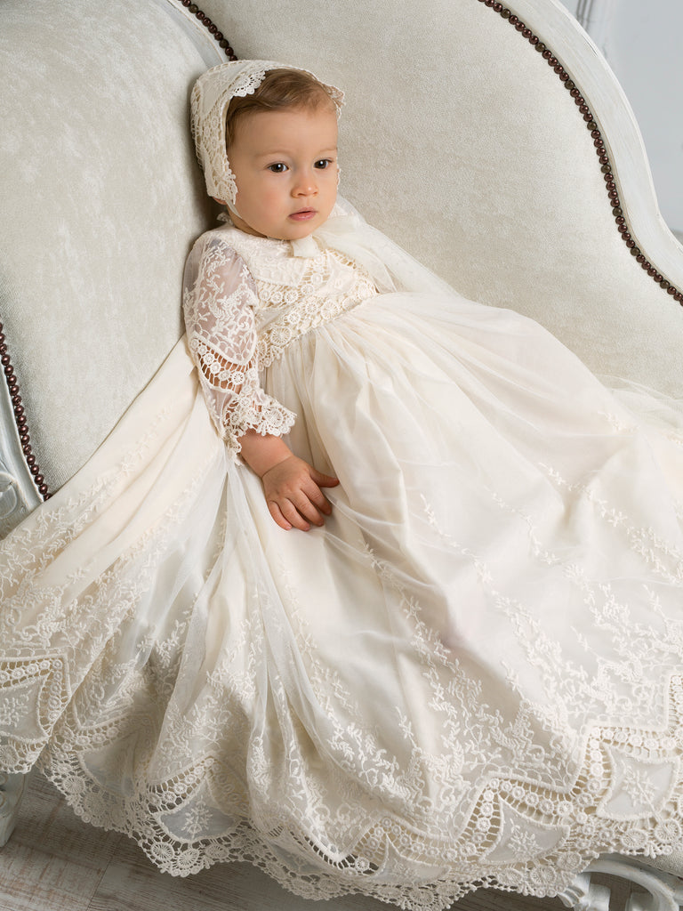baby boy christening gown spanish style outfit