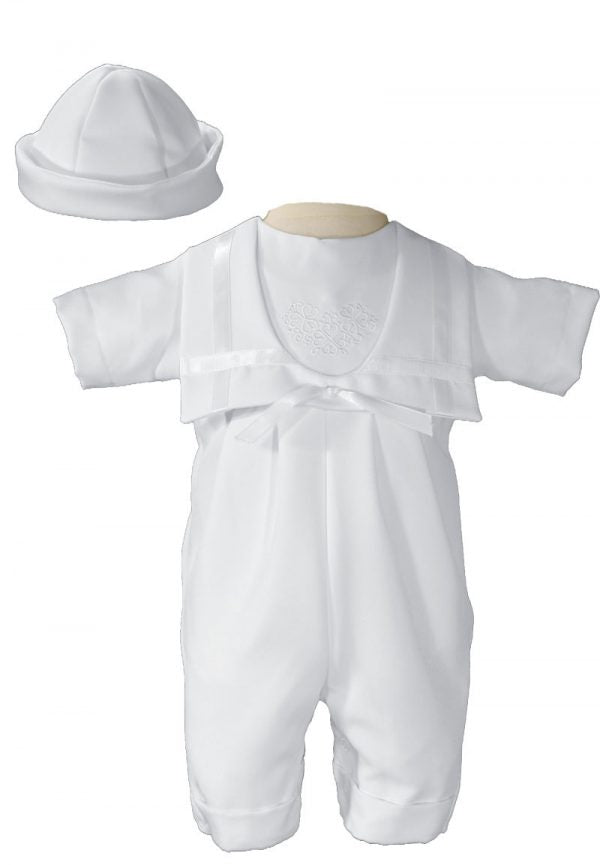 baby boy sailor christening outfit