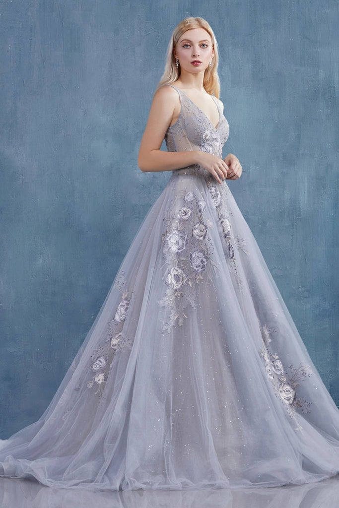 dramatic ball gown