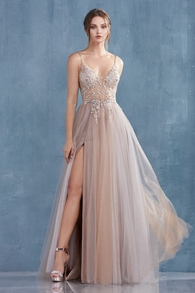 tulle couture dress