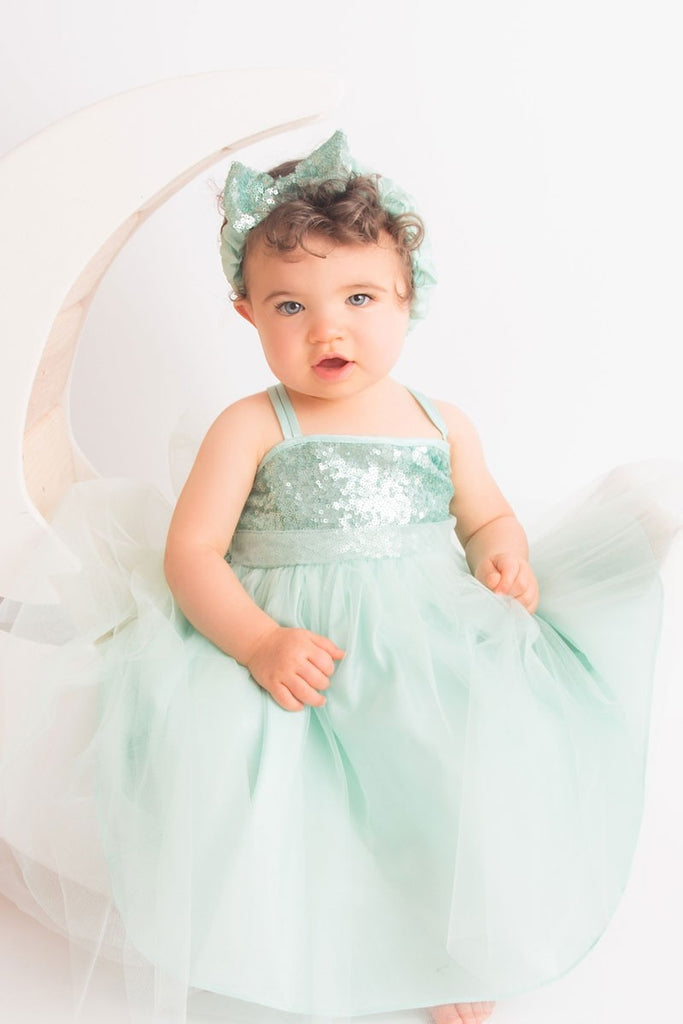 sparkly baby dress