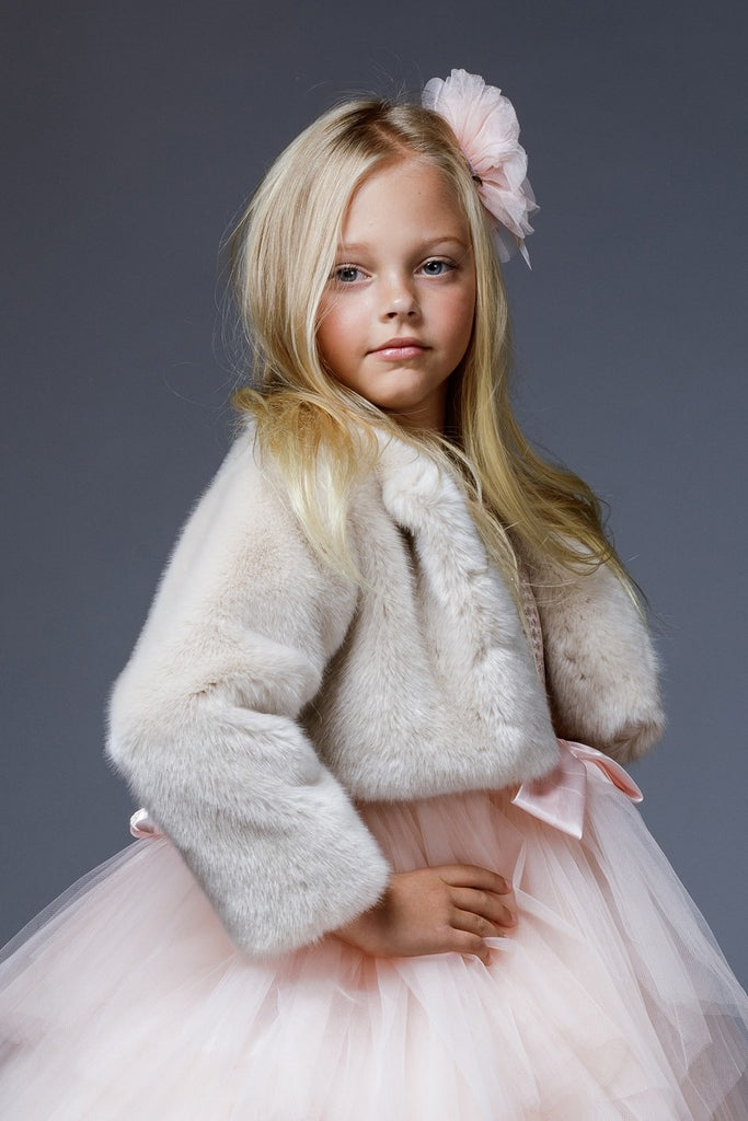 little girls fur jacket