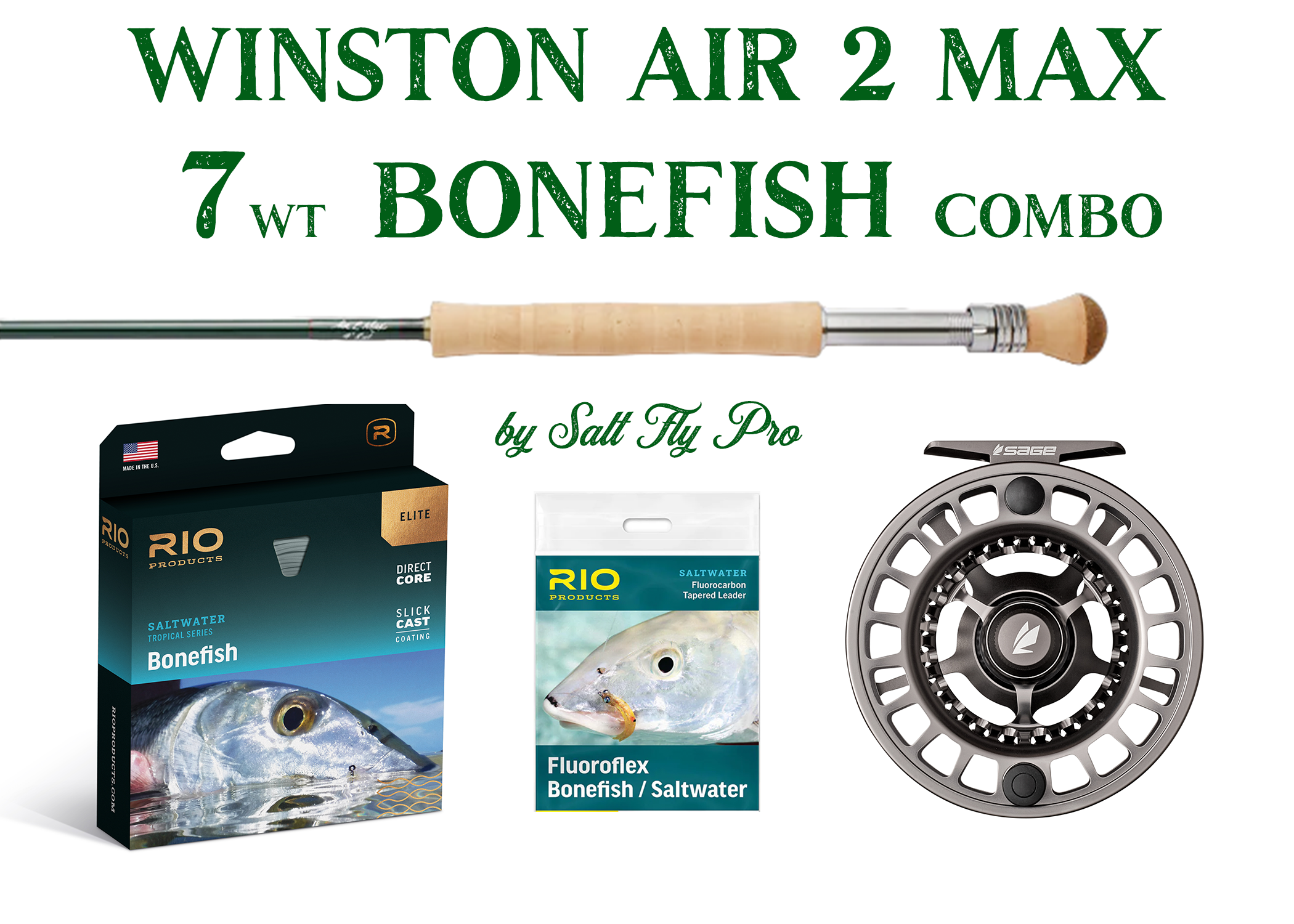 Winston AIR 2 6wt Fly Rod Combo Outfit with Reel & Line - NEW!