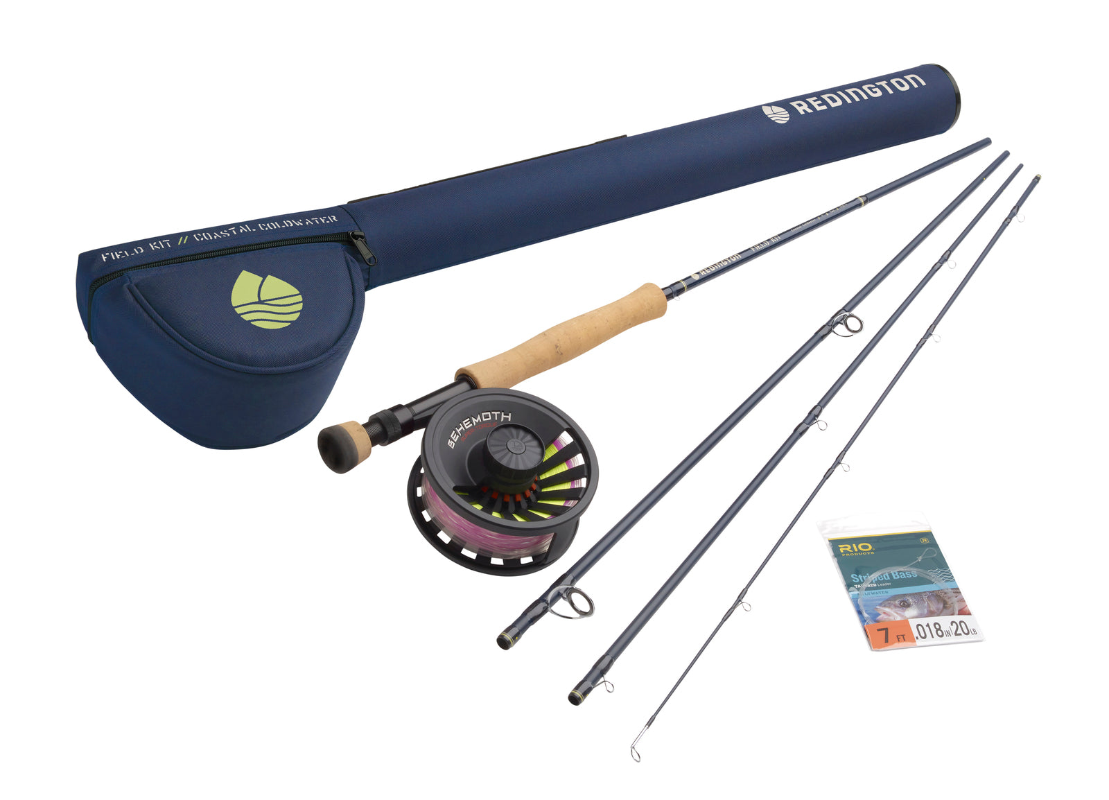 Redington Salmon Field Kit- 9' 8wt Premium fly rod and reel combo kit