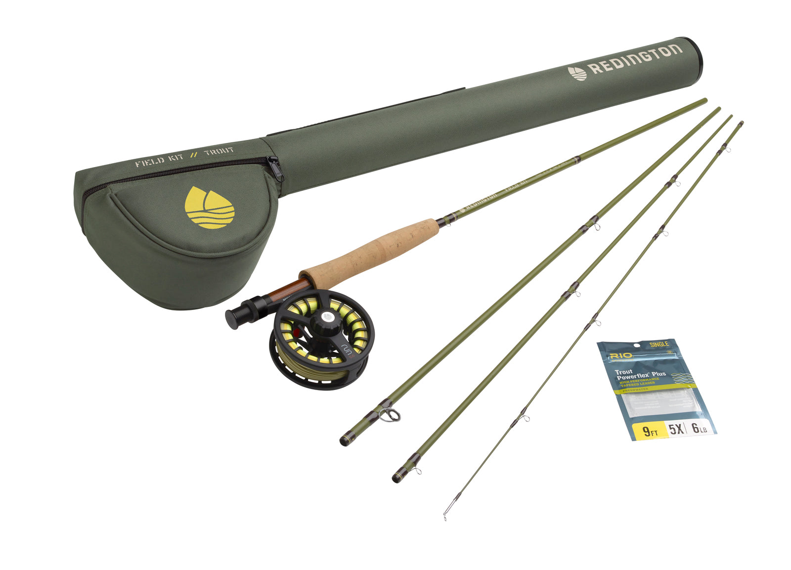 Redington Wrangler BASS Kit - NEW! Bass Fly Rod & Reel Combo w/ Case