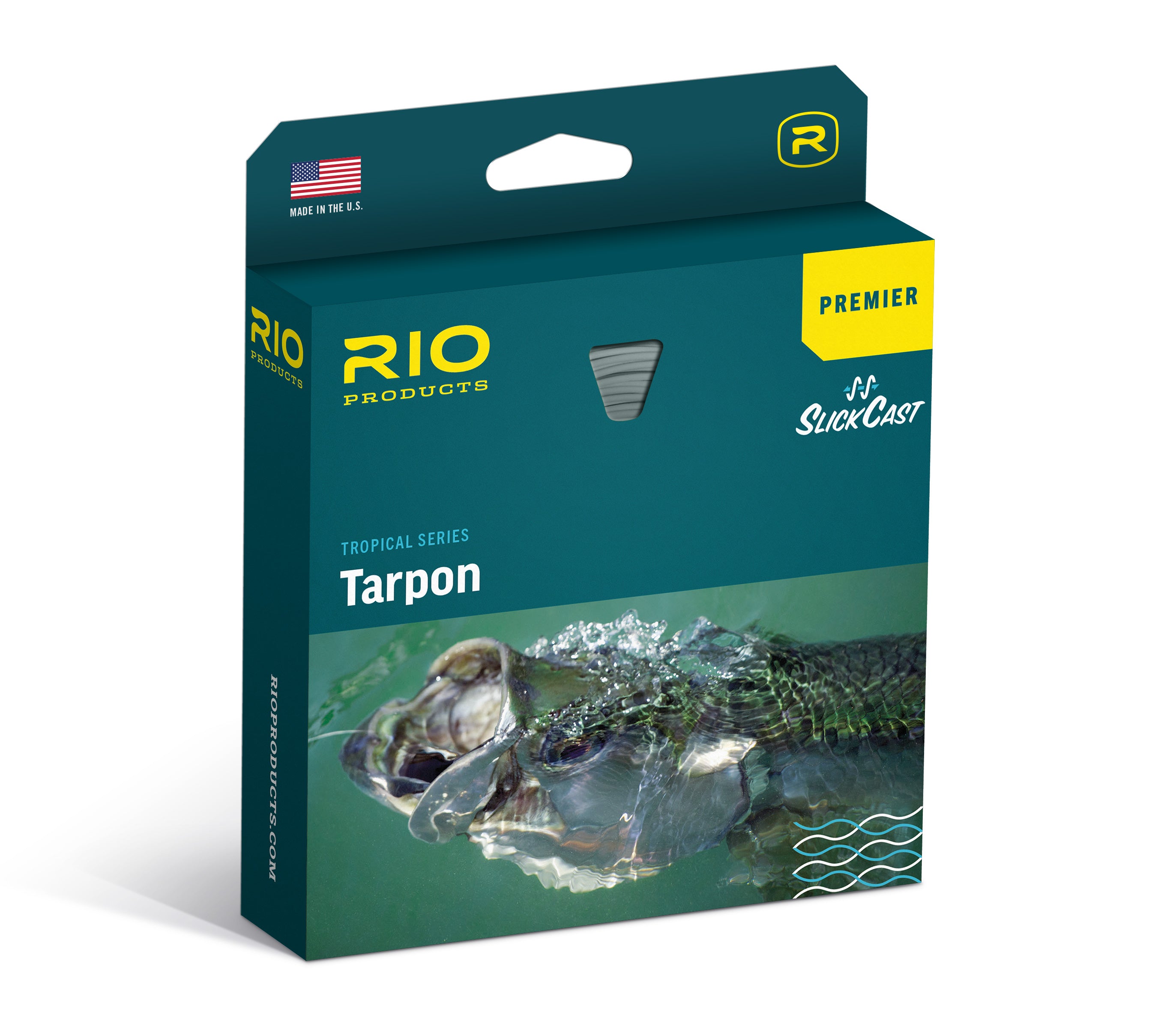 RIO Products Fly Line Tropical Saltwater Ii Wf7I/I, Clear-Tip-Trans-Green