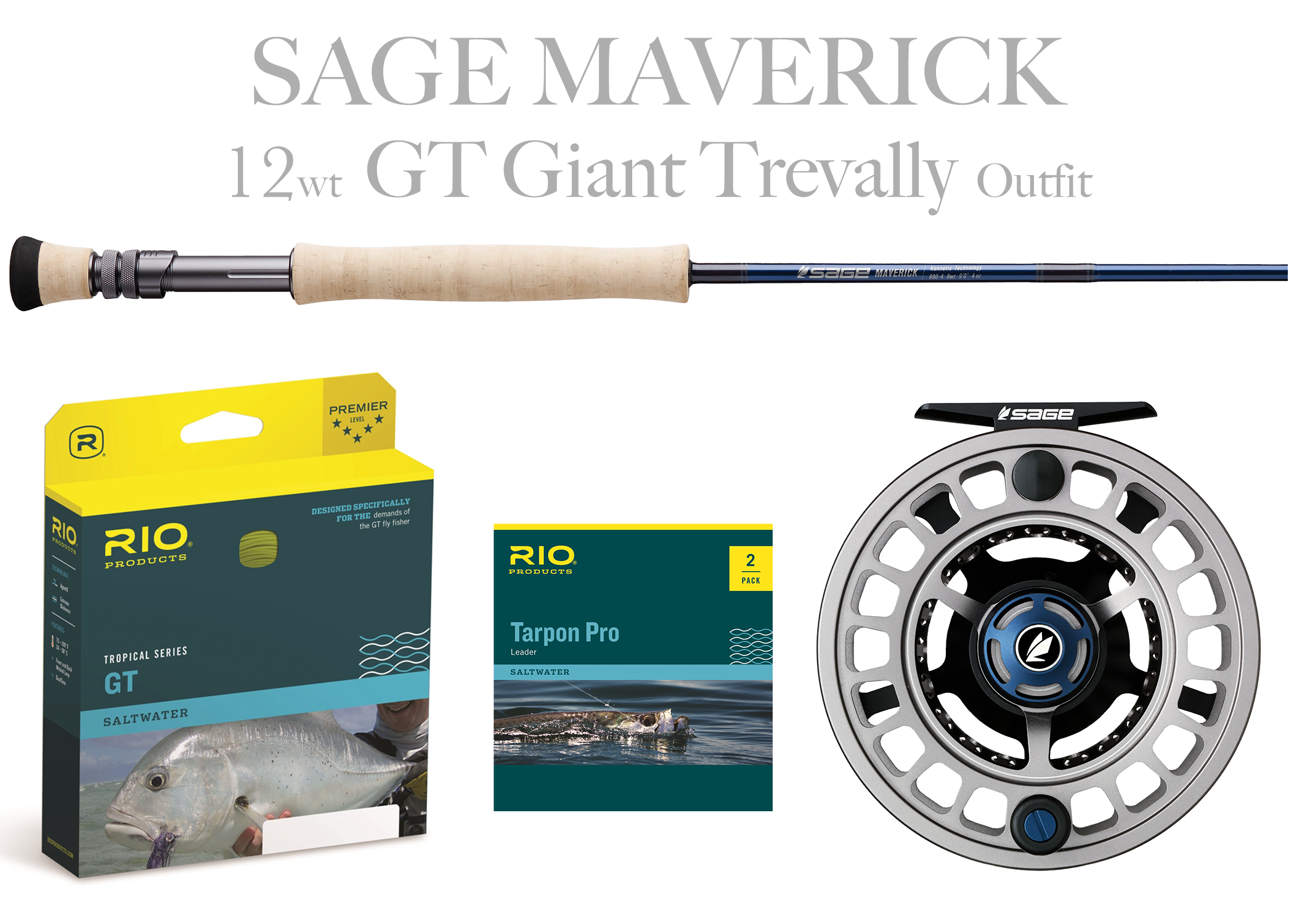 Sage MAVERICK 14wt Fly Rod OFFSHORE Combo 14wt Fly Rod - Discontinued