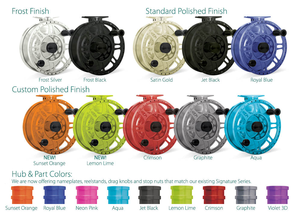 Tibor HUB COLOR for Fly Reels (Free Option - Add to Cart with Reel)