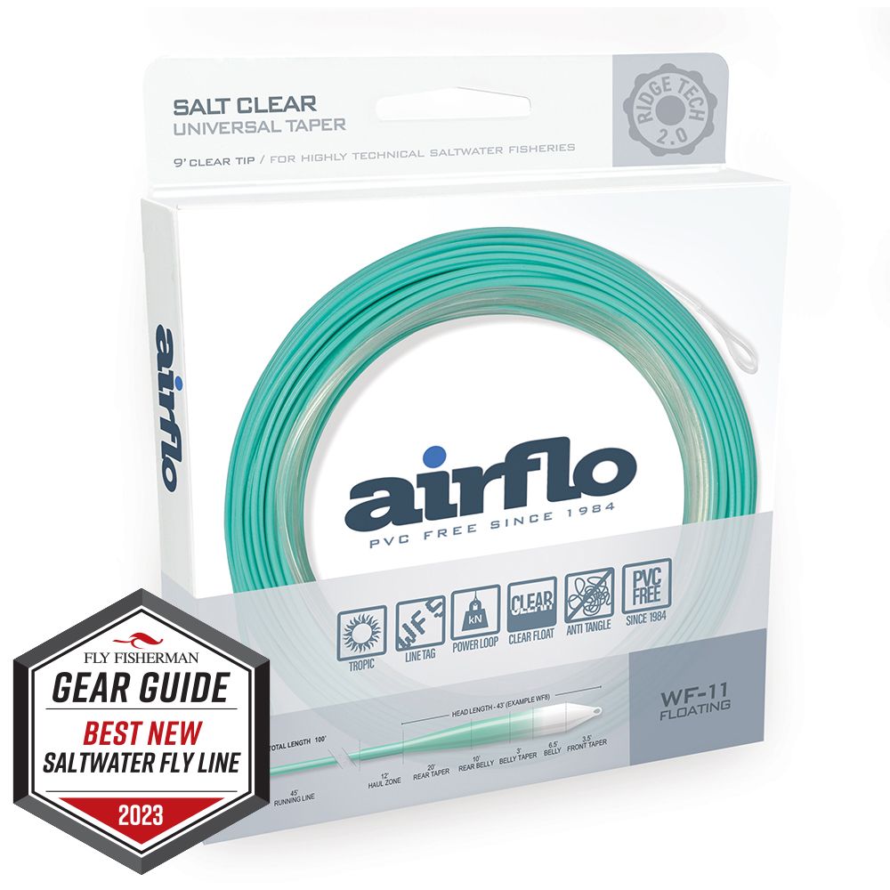Airflo Flats Clear Tip Tactical Taper Saltwater Floating Fly Line - Su
