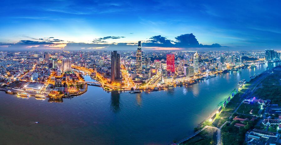 Vietnam city view