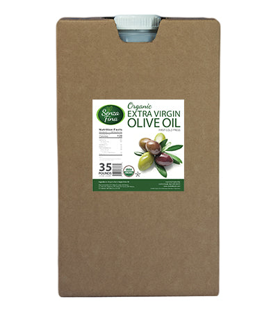 Buy Organic Extra Virgin Olive Oil Online, 35 Lb. Container