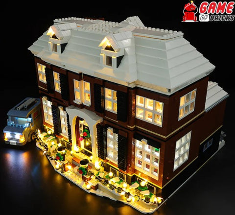 Home Alone Lego model.