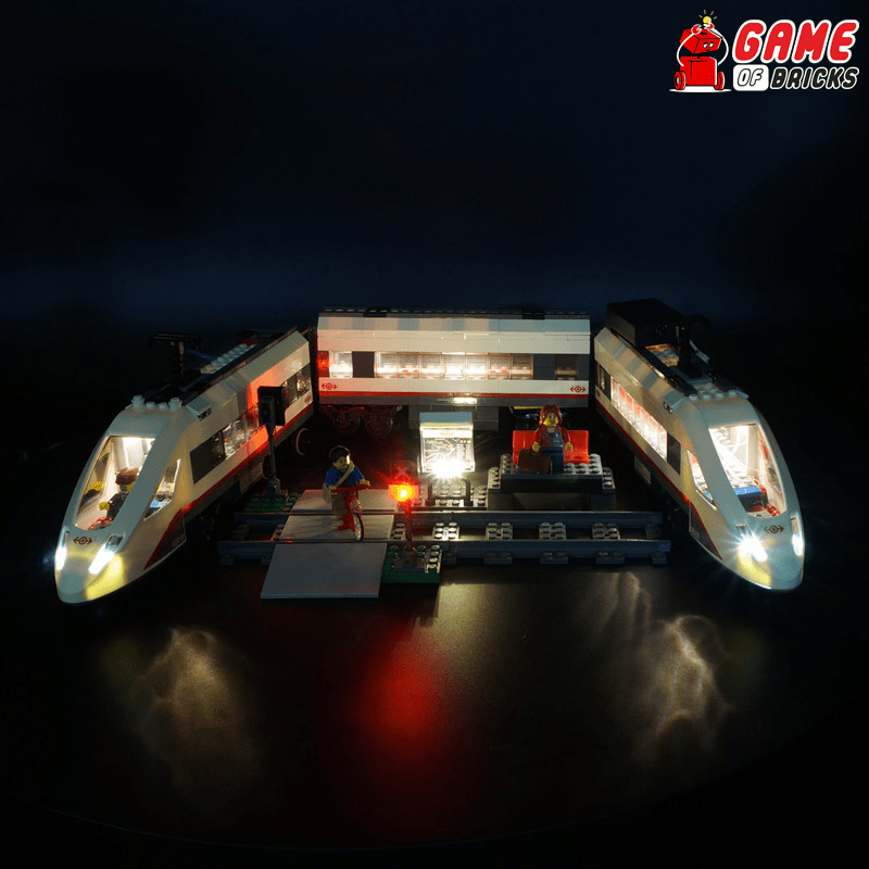 lego passenger train lights