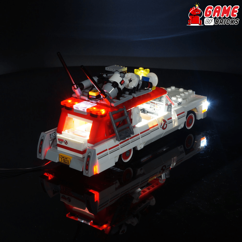 ghostbusters lego ecto 1 light set