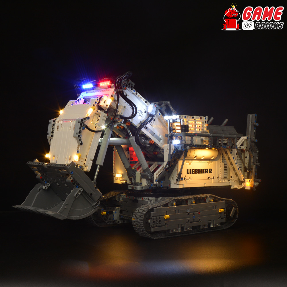 liebherr r 9800 excavator lego