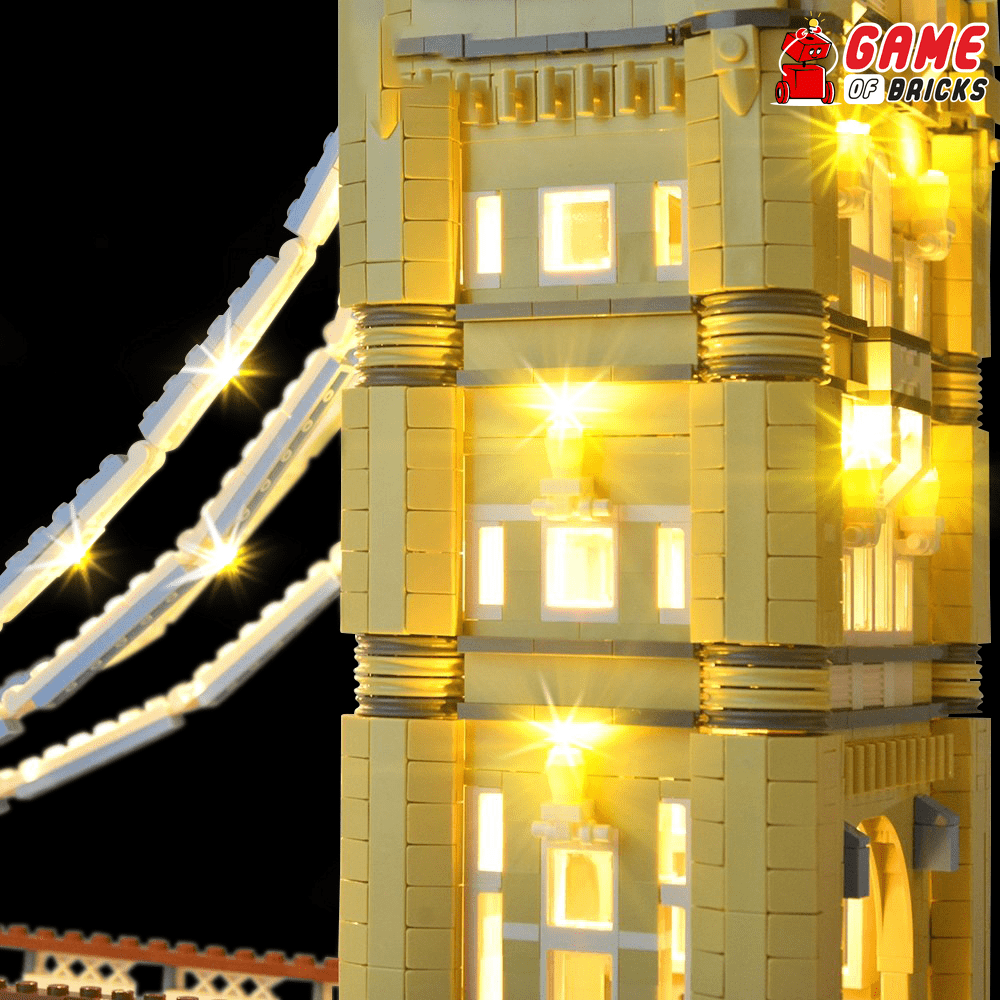 lego tower bridge lights