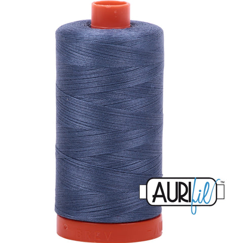 Aurifil Cotton 50wt Thread - 1300 mt - 1248 - Dark Grey Blue