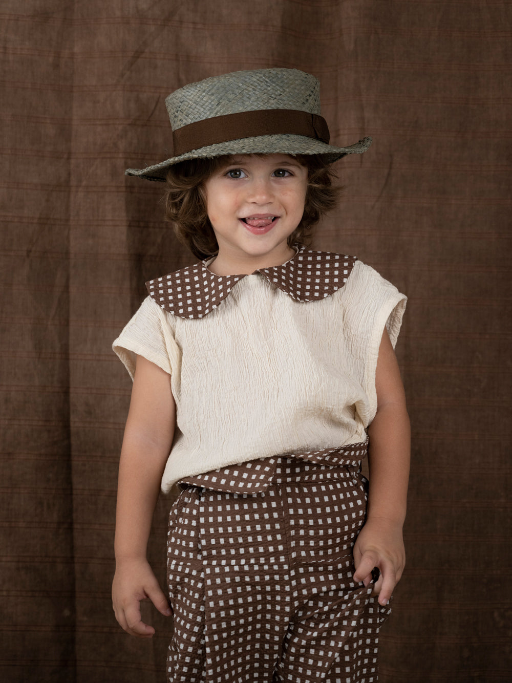 E8 Chocolate Trousers - Shan and Toad - Luxury Kidswear Shop