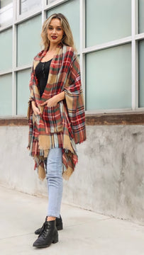 Classic Plaid Kimono