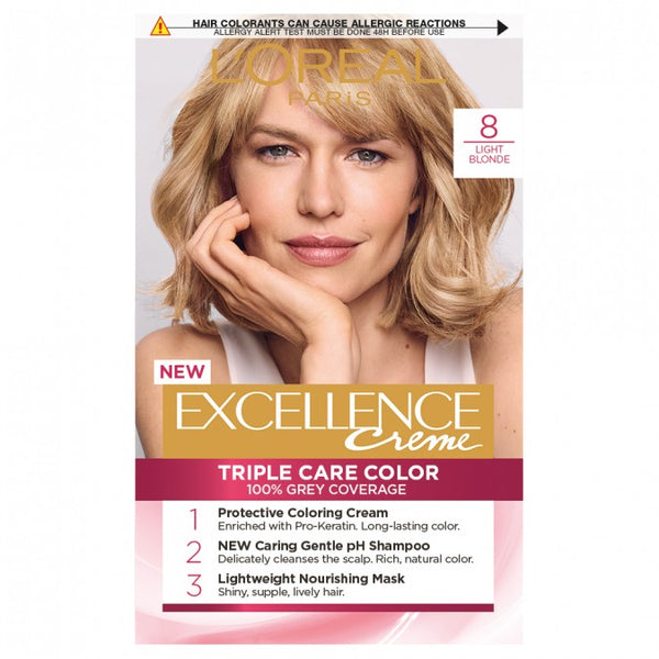 Frastødende ihærdige jage L'Oréal Excellence Crème 9 Light Blonde Hair Colour