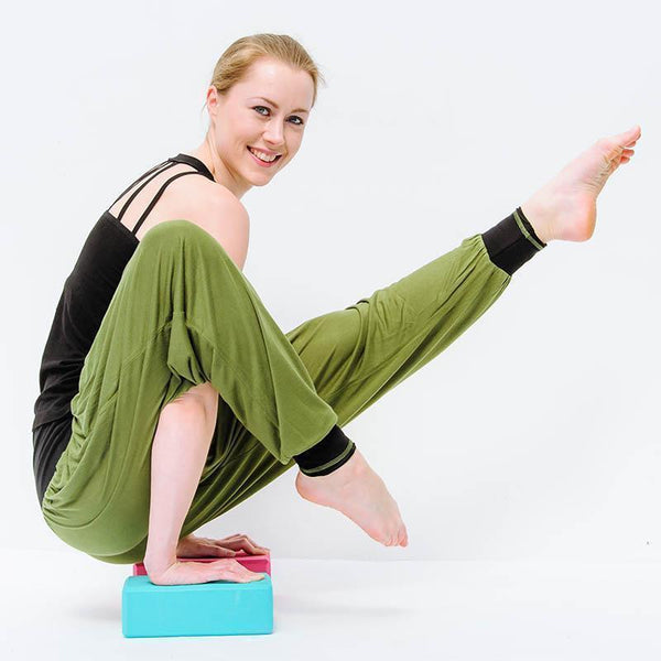 Pantalon de yoga Chic - 95% coton Bio et 5% Lycra Noir - Fin de