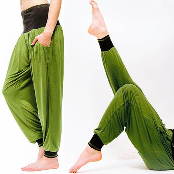 Pantalon de yoga noir femme