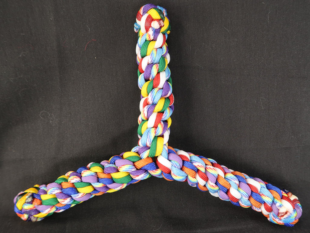 paracord dog toy