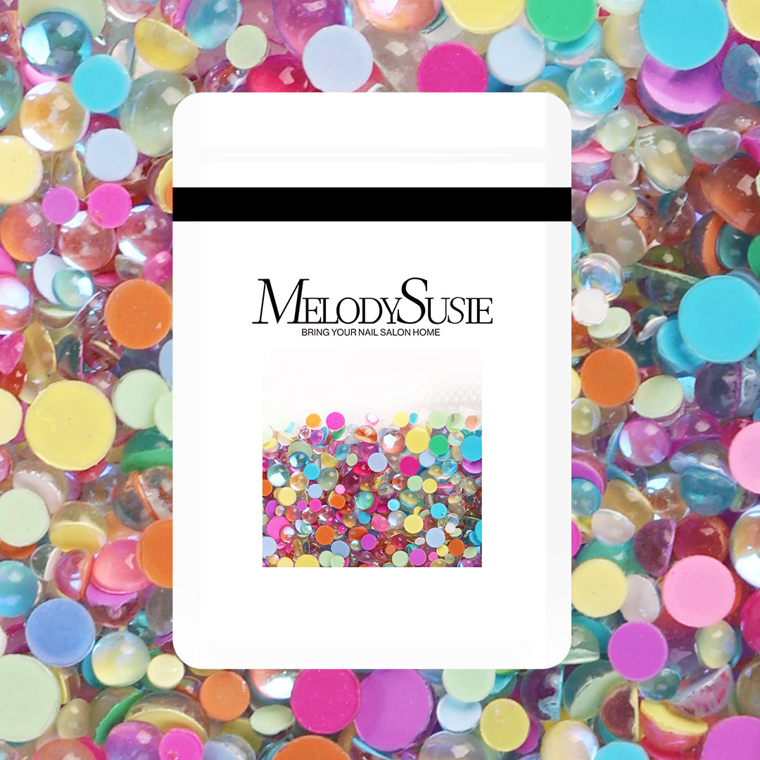 120 Pcs Multi-Shape Nail Rhinestones