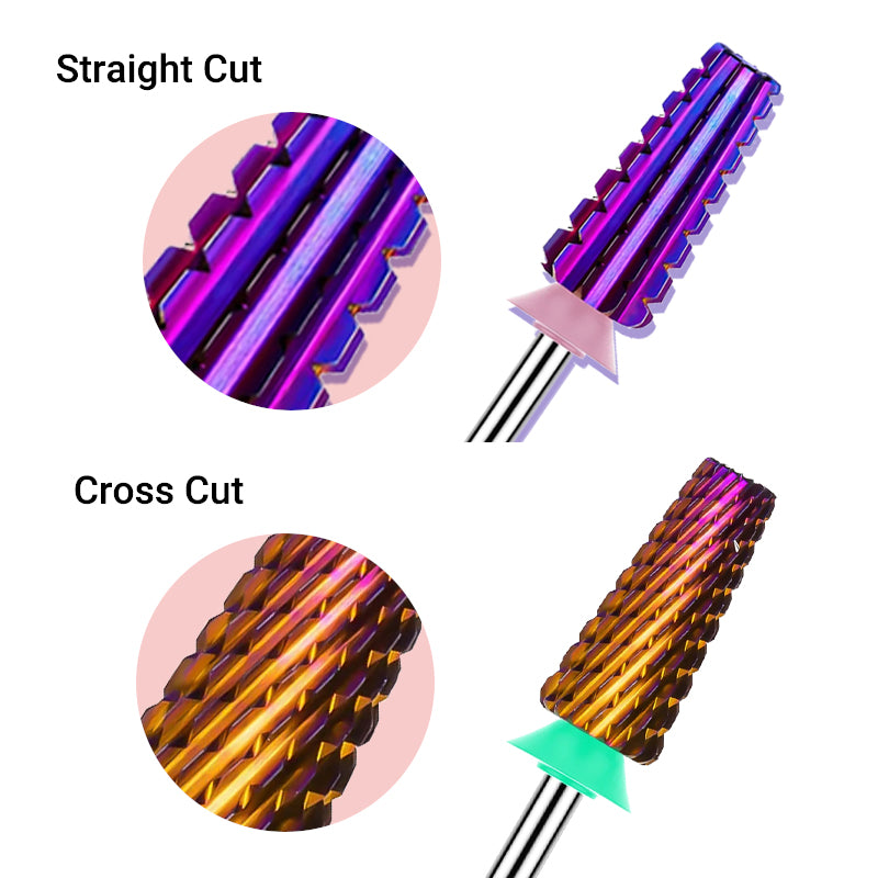 Cut design of nail drill