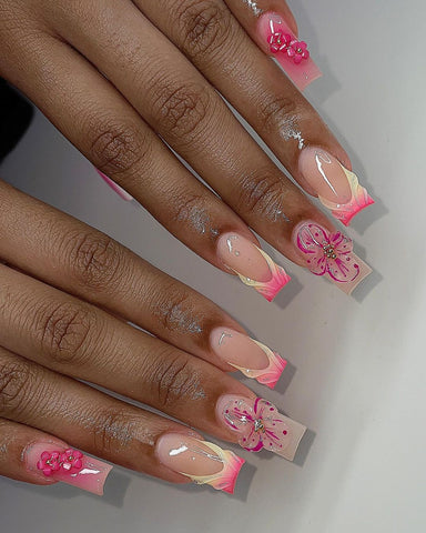 Flower Nails for Spring