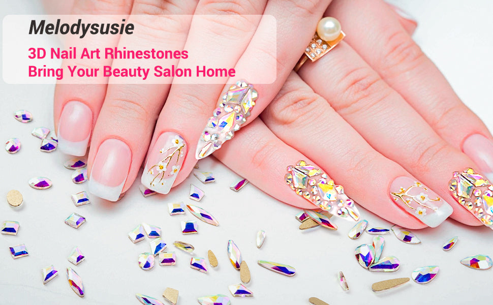 Hot-Sale Multi-Shape Nail Rhinestones Set