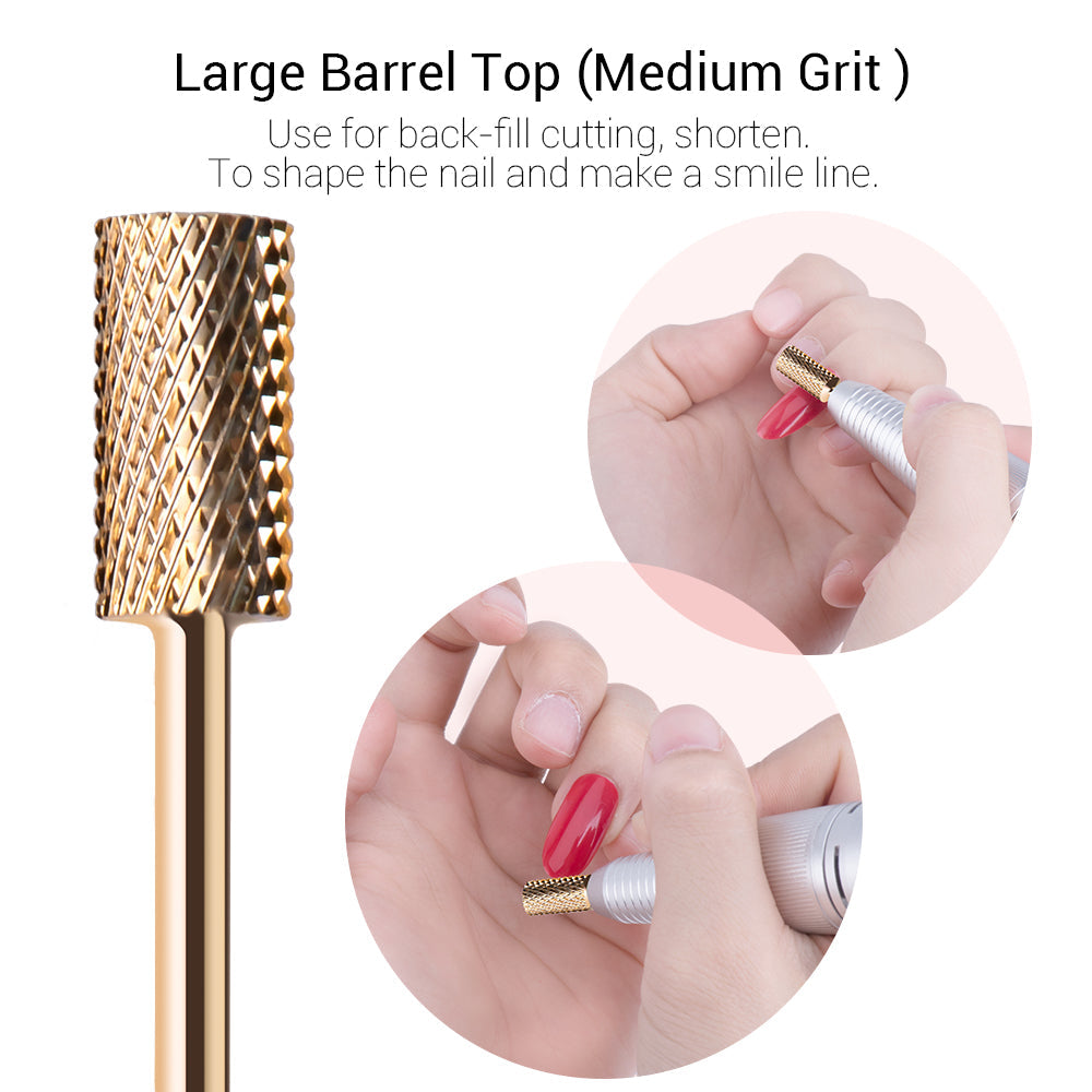 Gold Carbide Nail Drill Bits