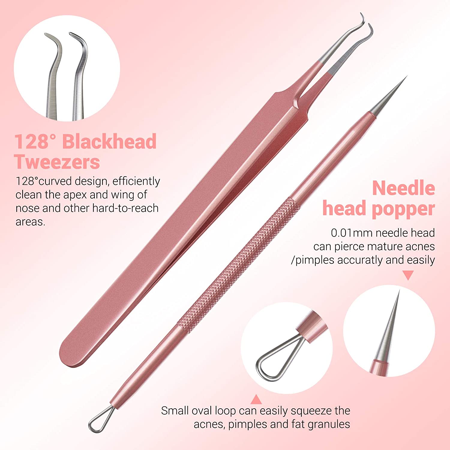 Blackhead Removal/Pimple Popper Tool Kit – MelodySusie