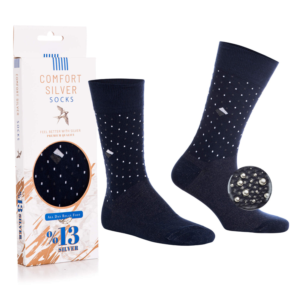 TOETOE® Socks - Silver Toe Socks Black