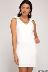 Buy Sleeveless Heavy Knit Dress Off White online at Southern Fashion Boutique Bliss