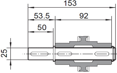 FCNDK 50 30:1 71B5 BROOKS DRIVE WORM GEARBOX