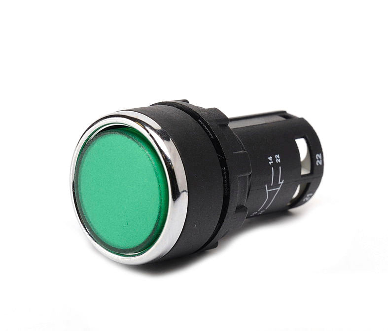 Green Button 22mm