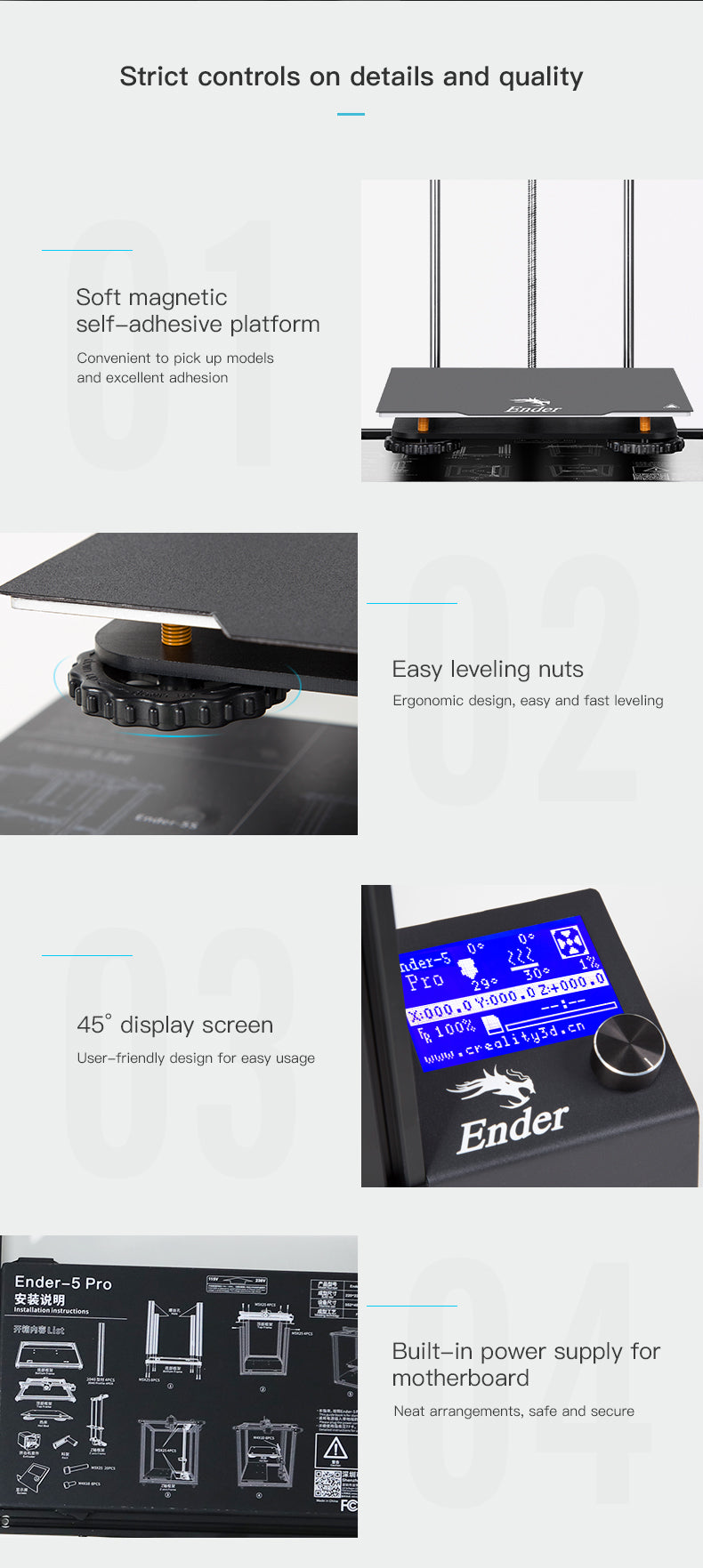 Creality Ender-5 Pro 3D Printer (8)