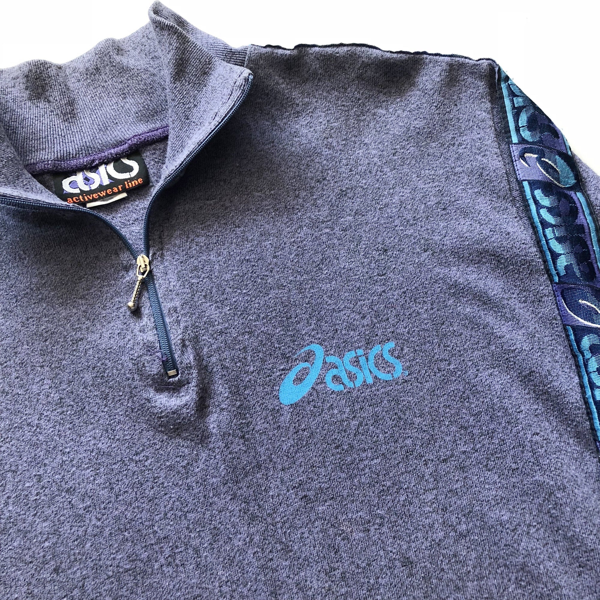 90s Asics Pullover Track Jacket