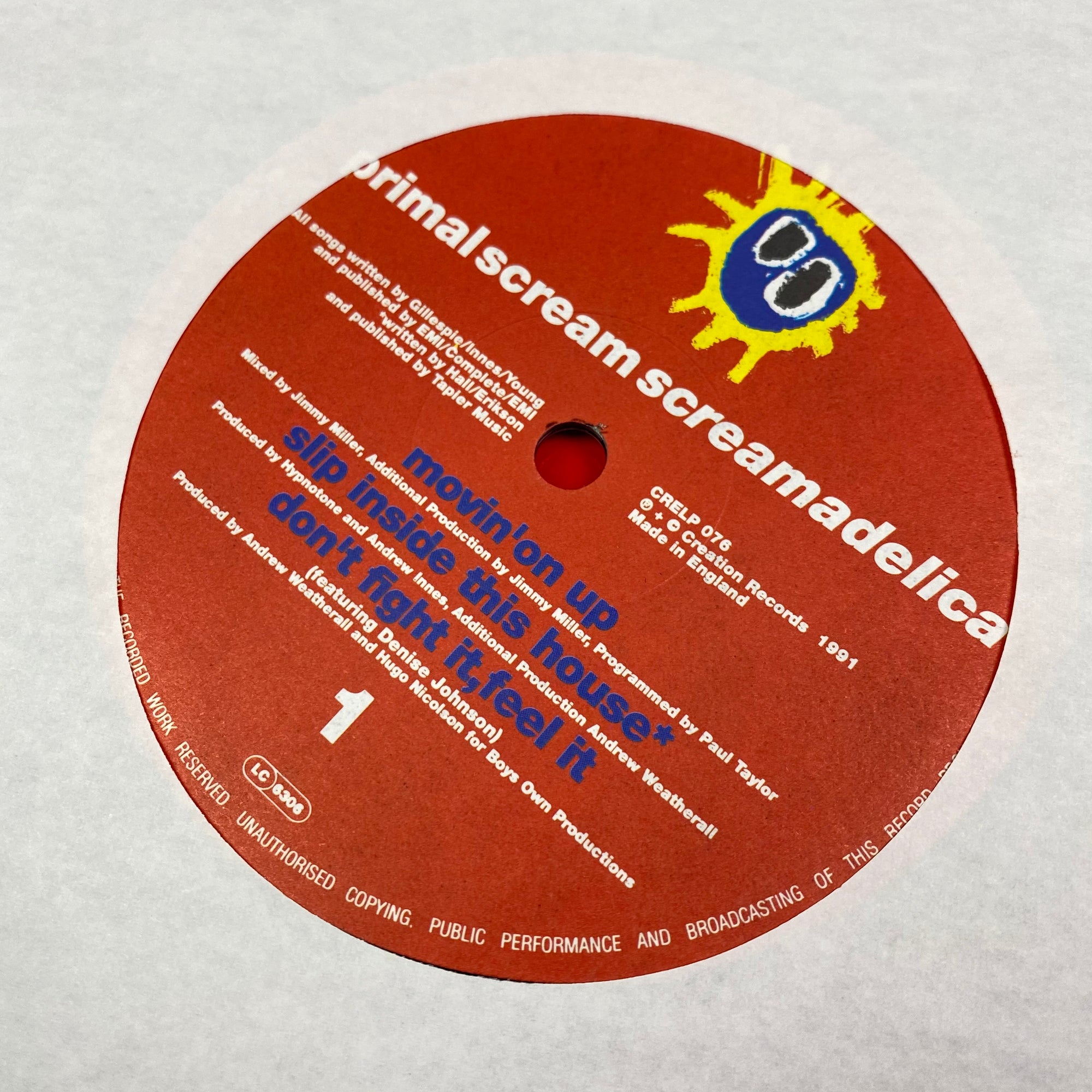 本物品質の Screamadelica PRIMAL SCREAM 2LP 1991年 fawe.org