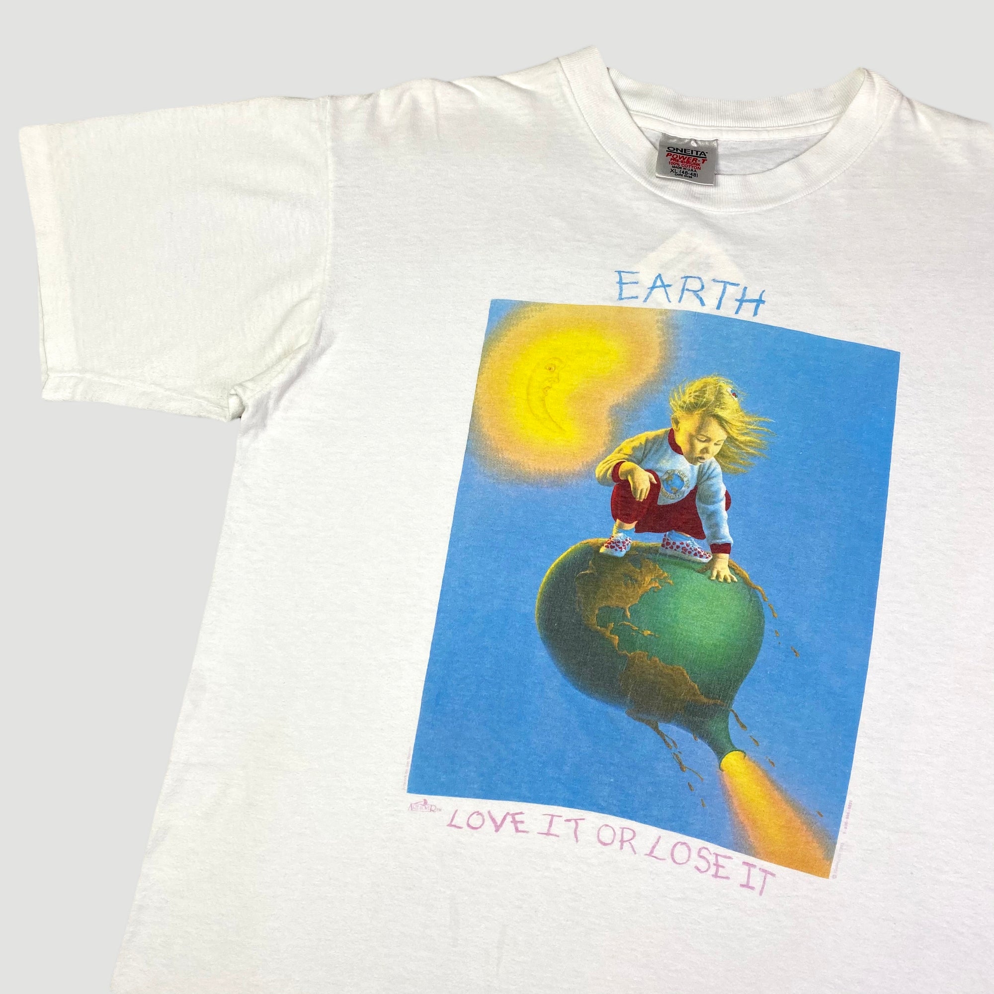 Early 90's 'Earth. Love It Or Lose It' T-Shirt