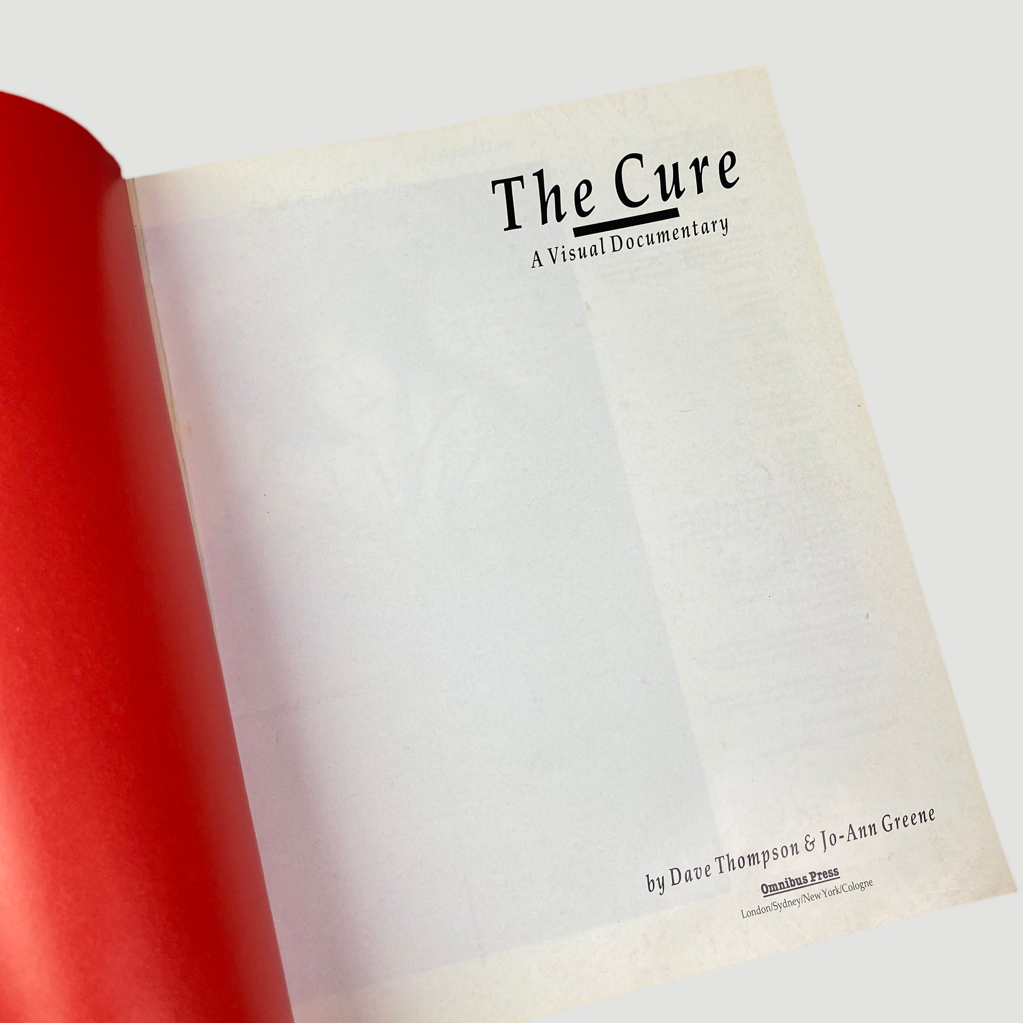 The Cure A Visual Documentary - 洋書