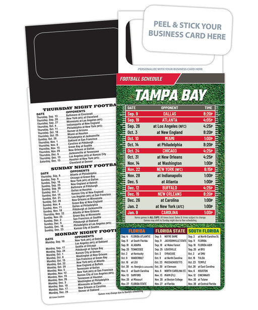 GREEN BAY 2022 Sports Schedule Promotional Magnets — ZoCo Products