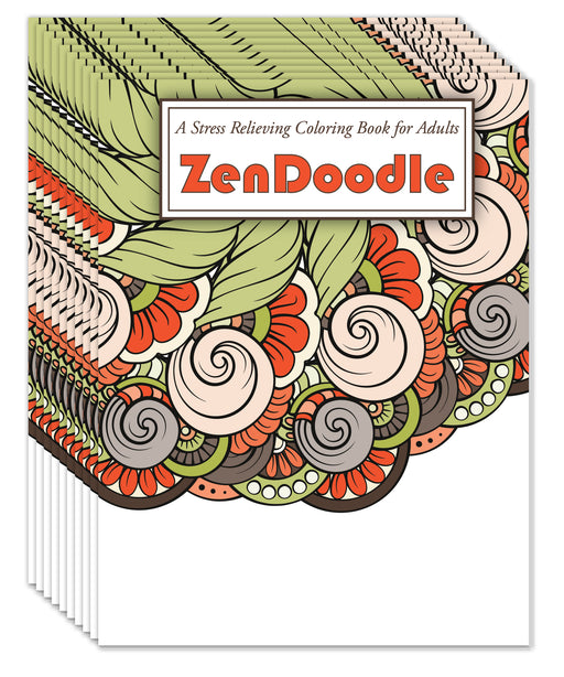 Adult Coloring Book Bundle with 8 Deluxe Coloring Books for Adults and Teens