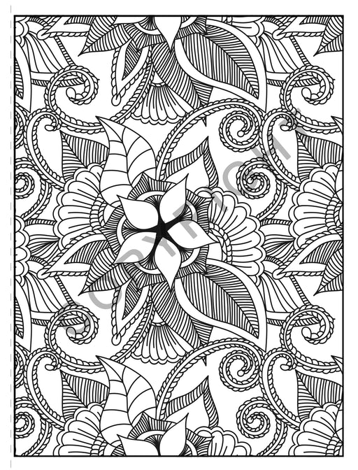 Calming Coloring Books For Adults: 48 Stress Relieving Pattern Designs size  8*11 - A Lot of Relaxing and Beautiful Design for Adults. Gift for Mom